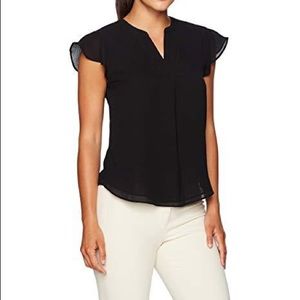 Cap Sleeve Textured Top